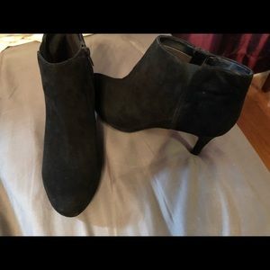 Clark’s suede booties